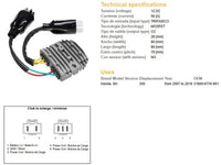 DZE ELEKTRYKA įtampos reguliatorius HONDA SH 300 '07-'10 OEM 31600-KTW-901 MOSFET 50A