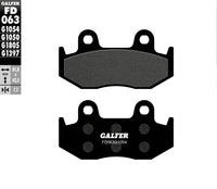 GALFER stabdžių kaladėlės KH092 / KH323 pusiau metalinės storis 7,2MM