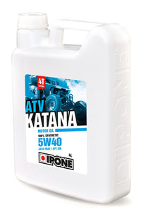 IPONE KATANA ATV 5W40 100% sintetinė variklio alyva 4L ester MA2 5W40 4 l