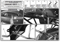 KAPPA šoninių MONOKEY dėžių laikiklis KAWASAKI VERSYS 650 '06-'09 taip pat MONOKEY dėžėms