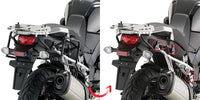 KAPPA greito montavimo šoninių MONOKEY dėžių laikiklis SUZUKI DL 1000 V-STROM '14-'19