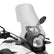 KAPPA stiklas BMW G 650 GS '11-'17 41 x 39 cm skaidrus