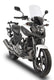 KAPPA stiklas HONDA NC 700X '12-'13 NC 750X DCT '14-'15 49,5 x 41 cm skaidrus