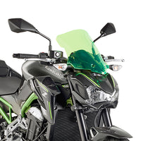 KAPPA stiklas KAWASAKI 900 '17-'18 37 x 32 cm lime su apšviestais kraštais ir tvirtinimais