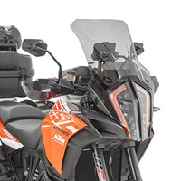 KAPPA stiklas KTM 1290 SUPER ADVENTURE R S '17-'20 38 x 40 cm tamsintas
