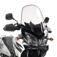 KAPPA stiklas SUZUKI DL 650 1000 V-STROM '04-'11 KAWASAKI KLV 1000 '04-'09 57 x 48 cm skaidrus