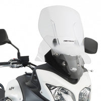 KAPPA stiklas SUZUKI DL 650 V-STROM '11-'16 reguliuojamas AIRFLOW skaidrus