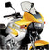 KAPPA stiklas YAMAHA XJ 600 S DIVERSION '96-'03 TDM 850 '96-'01 46 x 33,5 cm tamsintas