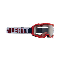 Leatt akiniai Velocity 4.5 Royal Clear 83% juoda/raudona skaidrus stiklas