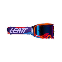 LEATT akiniai VELOCITY 5.5 IRIZ neon orange mėlyna oranžinė violetinė