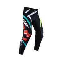 Leatt kelnės 5.5 I.K.S Tiger juoda/balta/žalia/raudona dydis S
