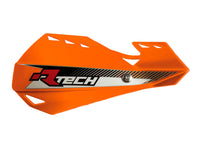 RACETECH RTECH FLX ATV/QUAD rankų apsaugos raudonos su 3 vairo tvirtinimais