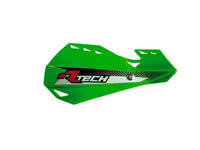 RACETECH RTECH DUAL EVO rankų apsaugos žalios su vairo tvirtinimais