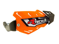 RACETECH RTECH VERTIGO ATV rankų apsaugos oranžinės su 3 vairo tvirtinimais