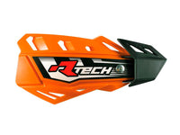 RACETECH RTECH FLX CROSS/ENDURO rankų apsaugos oranžinės su 2 vairo tvirtinimais