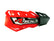 RACETECH RTECH FLX CROSS/ENDURO rankų apsaugos raudonos su 2 vairo tvirtinimais
