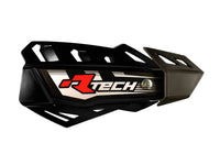 RACETECH RTECH FLX CROSS/ENDURO rankų apsaugos juodos su 2 vairo tvirtinimais