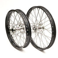 HAAN WHEELS REX priekinis ratas 21 21-1,60 juodas ratlankis sidabrinė stebulė 22MM BETA