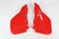 UFO galinės šoninės plastmasės HONDA CR 125 '87-'88 CR 250 '87 CR 500 '87-'88 raudona UFO RED