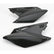 UFO galinės šoninės plastmasės KAWASAKI KXF 250 '06-'08 juodas