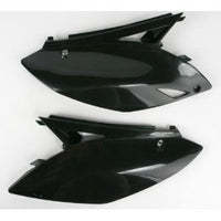 UFO galinės šoninės plastmasės KAWASAKI KXF 450 '09-'11 juodas