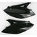 UFO galinės šoninės plastmasės KAWASAKI KXF 450 '09-'11 juodas