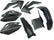 UFO plastiko komplektas HONDA CRF 250R '11-'13 CRF 450R '11-'12 juodas HO114E001