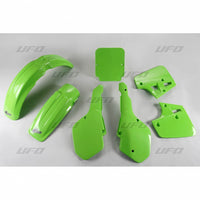 UFO plastikų komplektas KAWASAKI KX 250 500 '87 žalias