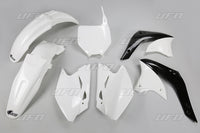 UFO plastikų komplektas KAWASAKI KXF 450 '06-'08 baltas KX