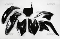 UFO plastikų komplektas KAWASAKI KXF 450 '06-'08 juodas