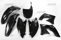 UFO plastikų komplektas KAWASAKI KXF 450 '09-'11 juodas