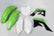 UFO plastikų komplektas KAWASAKI KXF 450 '12 OEM žalias/baltas/juodas