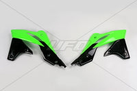 UFO radiatoriaus apsaugos KAWASAKI KXF 250 '13-'16 OEM žalias/juodas