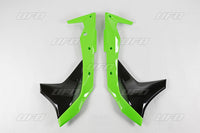 UFO radiatoriaus apsaugos KAWASAKI KXF 250 '17-'20 OEM '17-'18 '20 žalias/juodas
