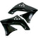UFO radiatoriaus apsaugos KAWASAKI KXF 450 '09-'11 juodas