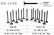 VESRAH įsiurbimo vožtuvas HONDA CB 900F '79-'83 CB 1100F R '82-'85 OEM 14711-438-000 1 vnt